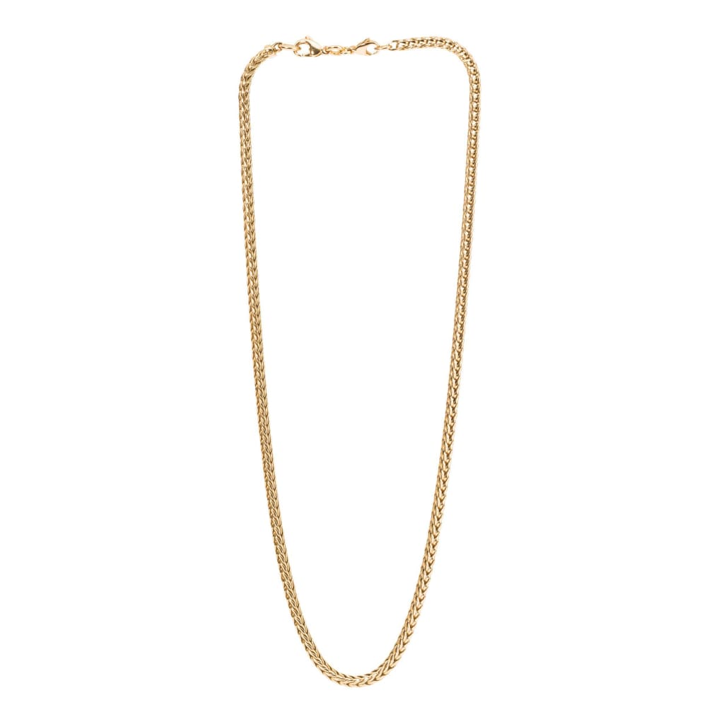 Gold 14 k Necklace with Basic Clasp Trollbeads Singapore