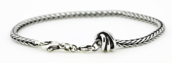 Lucky Knot with Silver Bracelet