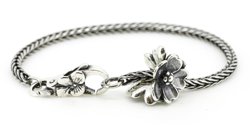 Apple Blossom with Silver Bracelet