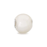 Round White Moonstone with Silver Bracelet