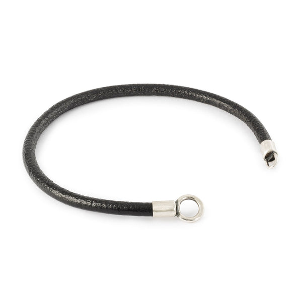 Leather Cord Bracelet Black