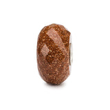 Faceted Goldstone - Bead/Link