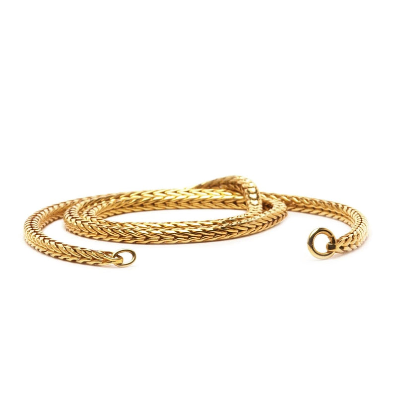 Gold 14 k Necklace with Basic Lock - BOM Necklace