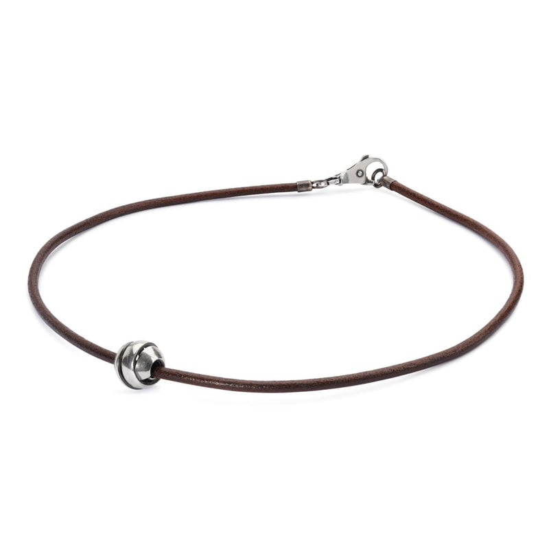 Leather Necklace Brown - Necklace
