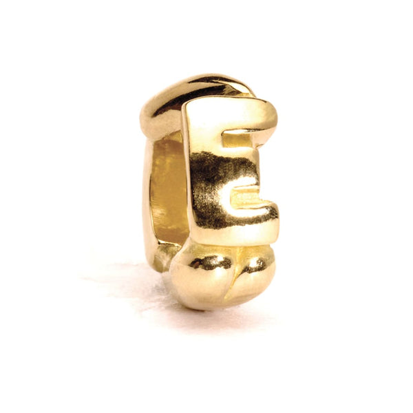 Letter Bead E Gold - Bead/Link