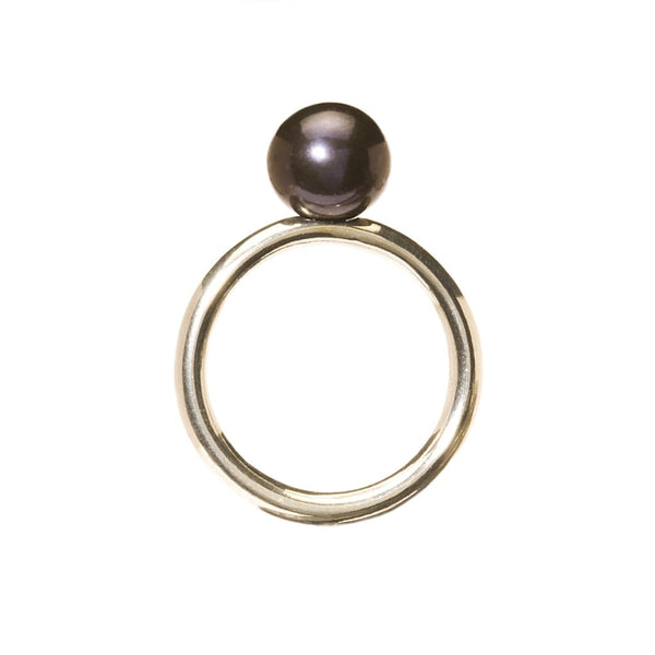 Pearl Ring Black - Ring