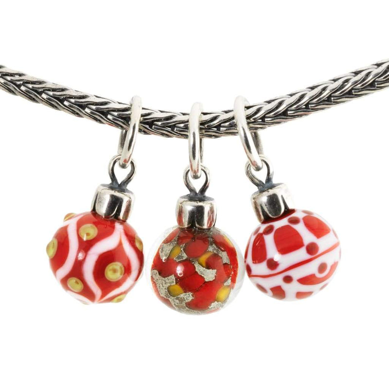 Red Christmas Ornaments Single - Bead/Link