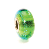 Silver Trace Green/Turquoise - Bead/Link