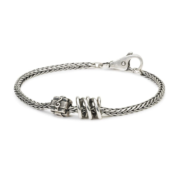 Sterling Silver Bracelet with Silver Beads - BOM Bracelet