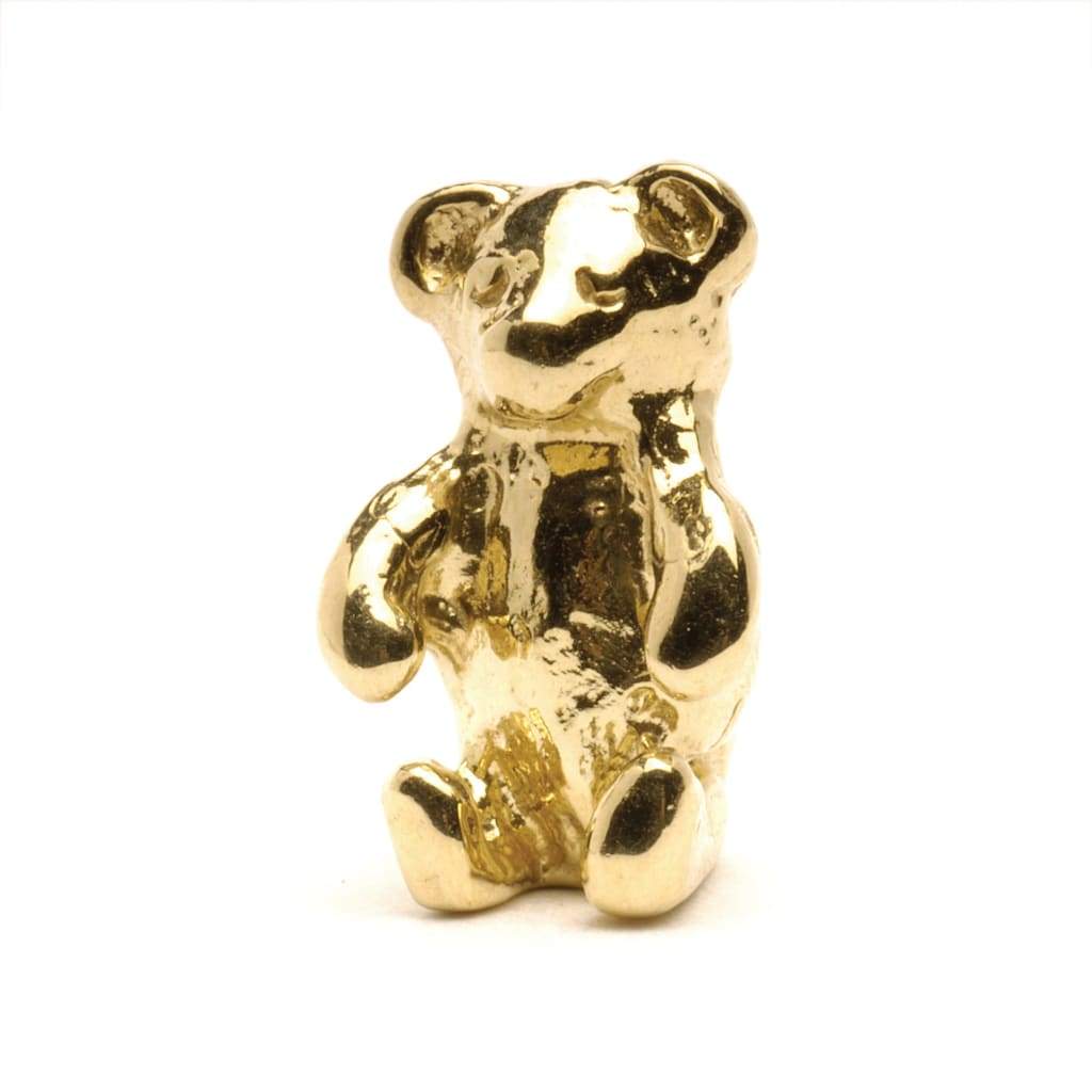 Teddy Bear, Gold – Trollbeads Singapore