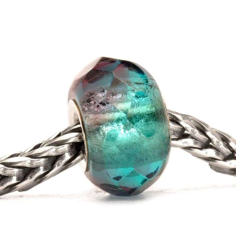 Turquoise Prism Glass - Bead/Link